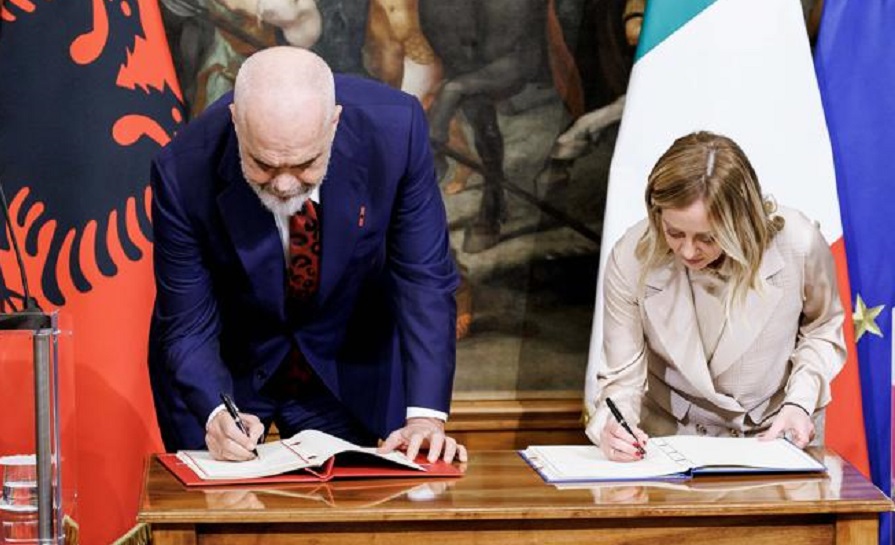 Marreveshja, Italia do financoje 2 struktura ne territorin shqiptar per refugjatet